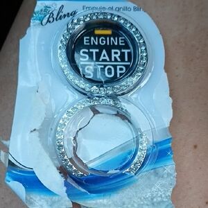 Bling Engine Start Stop Button Cover Set Of 2